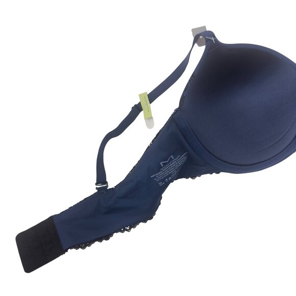 Maidenform Women Navy Blue Lace Push-Up Bra Size 38B - Picture 10 of 10